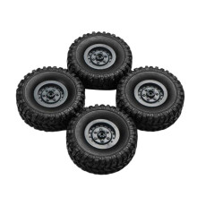 4 pezzi Pneumatici Ruota Pneumatico Gomma Pneumatici Ruota per WPL MN Truck Model