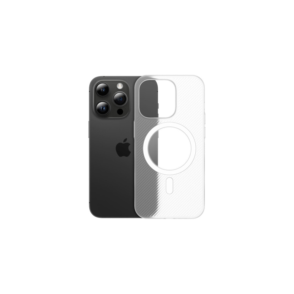 Ultra Thin Magsafe Case In Frosted For Compatible With Iphone 15 Plus Transparent 9164030343436