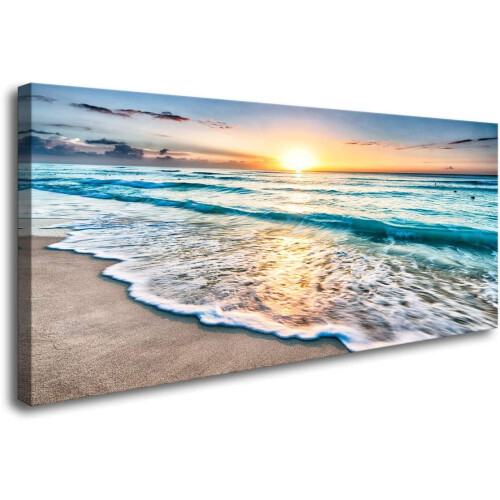 ASPORIC Εκτυπώσεις σε καμβά Αφηρημένη τέχνη τοίχου, Γκρι & Καφέ τεντωμένος καμβάς για