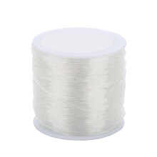 1mm Elastic Stretch Cord Threads Crystal String Cords for Jewelry Making Bracelet Beading Thread 100m/roll
