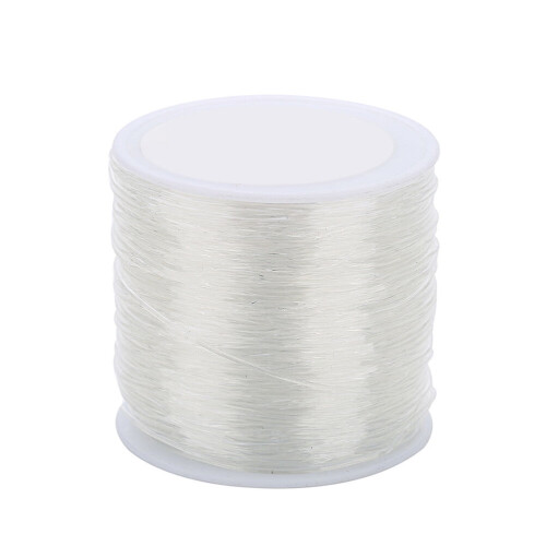 1mm Elastic Stretch Cord Threads Crystal String Cords for Jewelry Making Bracelet Beading Thread 100m/roll