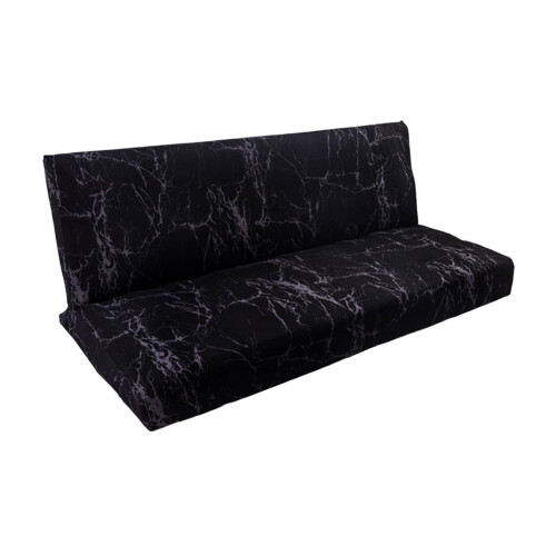 Capa dobrável para sofá-cama sem braços, capa protetora moderna e elástica para sofá futon - BB