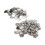 100 sets Pin Back Button Parts Sturdy Metal Plastic Rustproof Equalizing Button Accessories for Badge DIY 37MM 7
