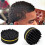 Escova de cabelo ondulada de dupla face para dreadlocks, com esponja para tranças espirais. 3