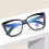 Blaulichtfilterbrille, Computerbrille, transparente Augenschutzbrille, hellbraun 8