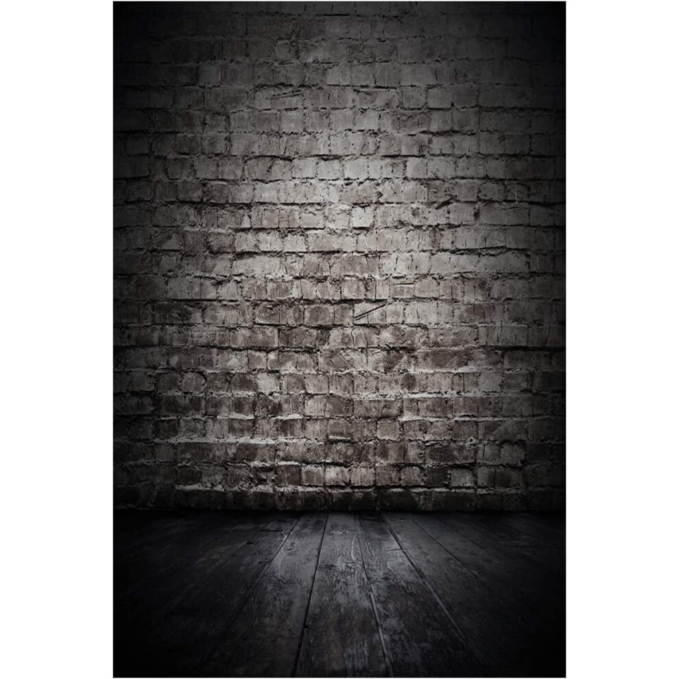 5X7ft Brick Backdrop Brick Wall With Wooden Photo Photography Backdrop Antique Brick Wall Backdrop Black 9164030477919