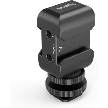 To-i-en beslag til koldskomontering, kompatibel med Rode Wireless GO og Saramonic Blink500 til to personer