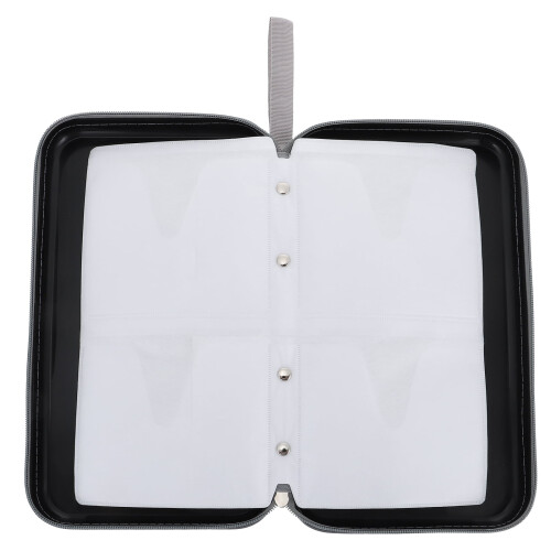 DVD Storage Pouch Disc Slim Wallets Pocketbook Organizer for Purse CD Case Bag Polyester Plastic
