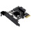 Κάρτα επέκτασης jixopn USB3.0PCI Express5Gbps19pin/20pin Πρόσοψη (Μισό ύψος) 1