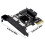 Κάρτα επέκτασης jixopn USB3.0PCI Express5Gbps19pin/20pin Πρόσοψη (Μισό ύψος) 8
