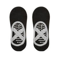 Skymirror 1 paar antislip siliconen vloersokken voor dames, effen kleur, hoge elasticiteit, zweetabsorberend voor yoga, sport en trampolinespringen