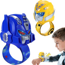 Walkie talkies voor kinderen (2 stuks), transformeerbaar speelgoed geschikt voor jongens en meisjes van 3-8 jaar, verstelbare band, stemveranderend,