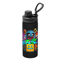 Geometry Dash isolert vannflaske 18 oz rustfritt stål ny sportsvannkoker bærbar kopp for reise utendørs treningsstudio