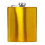 Gold 7oz Stainless Steel Hip Flask 1