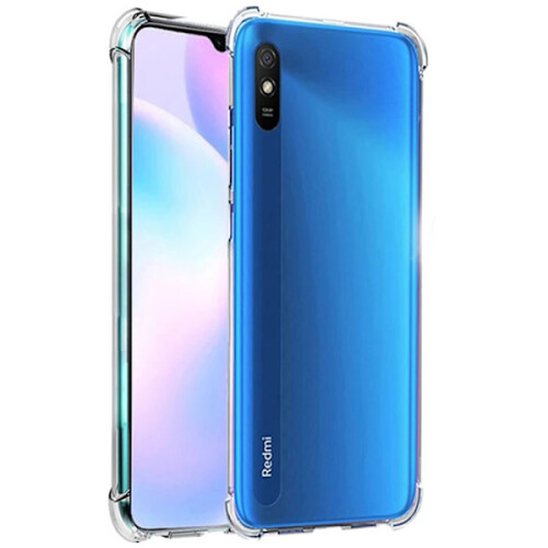 Compatível com Xiaomi Redmi 9AT - Capa de silicone transparente, elegante e resistente a impactos