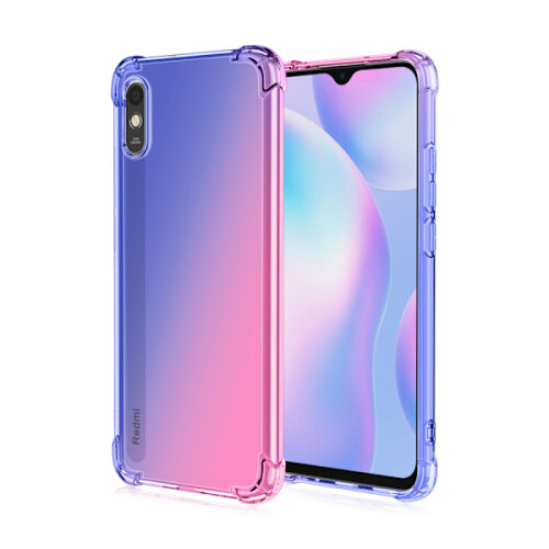 Compatível com Xiaomi Redmi 9AT - Capa de silicone transparente, elegante e resistente a impactos 2