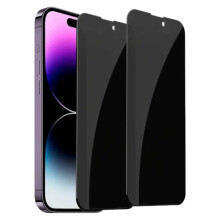 Συσκευασία 2 τεμαχίων συμβατή με iPhone15, Προστατευτικό οθόνης απορρήτου, πλήρης