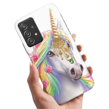 Kompatybilny z Samsung Galaxy A53 5G - Etui/etui na telefon Jednorożec/Jednorożec wielokolorowy