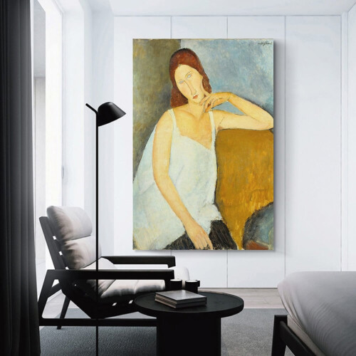 Πίνακας με εκτύπωση Amedeo Modigliani (27) 12x18 ίντσες - Τέχνη τοίχου, Διακόσμηση 2