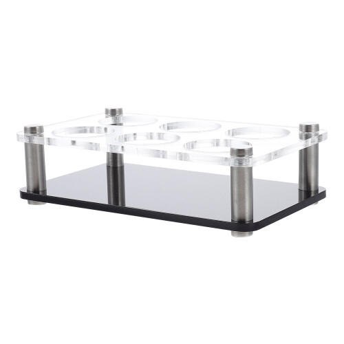 Eease Acrylic Θήκη για σφηνοπότηρο 6 οπών Πολυλειτουργική θήκη για σφηνοπότηρο για μπαρ
