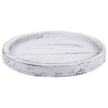 Bandeja de mesa de centro, alimentos, mesa de escritório, paletes de madeira para uso doméstico, presente, decoração para casa, vela, branca
