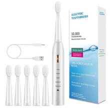 Brosse à dents électrique VALSEEL Grade 5, poils souples, rechargeable, entièrement automatique et intelligente pour le soin bucco-dentaire des