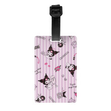 Cute Mewtwo Pokemon Luggage Tag For Suitcase Decorations Supplies Gift Women Men Boy Girl Steel Loop With Privacy Cover Id Label