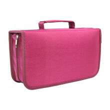 Lifetechs 128 Discs DVD CD Holder Zipper Album Storage Case Wallet Carrying Bag Organizer