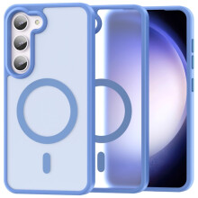 ColorPop yhteensopiva Samsung Galaxy S23Plus -kotelon CH MagSafe -mattavaaleanvioletin kanssa