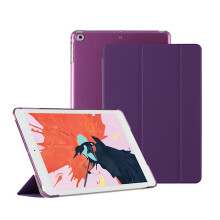 Sopii iPad10.2:lle, Air3/4:lle, Pro11:lle, mini4/5:lle (7.9") - violetti nahkainen kovakuorinen suojakuori älykkäällä unitoiminnolla