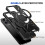 Υβριδική θήκη συμβατή με iPhone16Pro MagSafe Ring Black 5