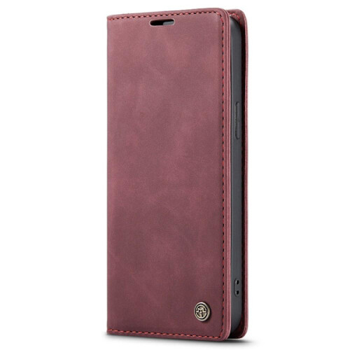 Θήκη πορτοφολιού CASEME συμβατή με iPhone15Plus - Κόκκινο Κόκκινο 1