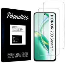 Näytönsuoja - Phonillico - Honor200Smart5G - Karkaistusta lasista - 2 kpl pakkaus - Naarmuuntumaton läpinäkyvä