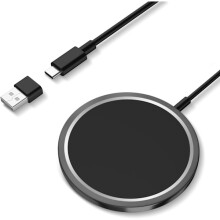Compatibel met Apple MagSafe-oplader, 15W snelle magnetische inductielader voor iPhone 16/15/14/13/12/11 - 1 stuk