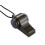 2-Pack - 3-in-1 Whistle with Compass & Thermometer - Survival Black 5