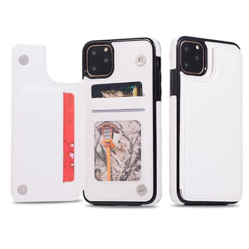Συμβατό με iPhone11Pro Max - Επαγγελματική θήκη με υποδοχή κάρτας σε σκούρο μπλε χρώμα 1