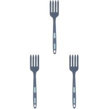 3 Count Silicone Fork Forks Kitchen Gadget Cooking Grilling Tools Multipurpose Large Baby