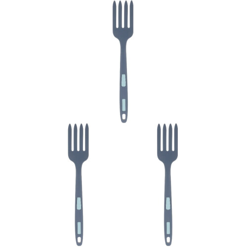 3 Count Silicone Fork Forks Kitchen Gadget Cooking Grilling Tools Multipurpose Large Baby
