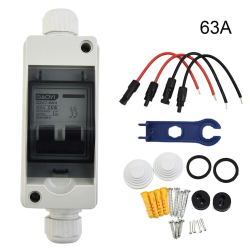 PV-afbryder DC/AC30A IP65 Afbryder til solpaneler 1