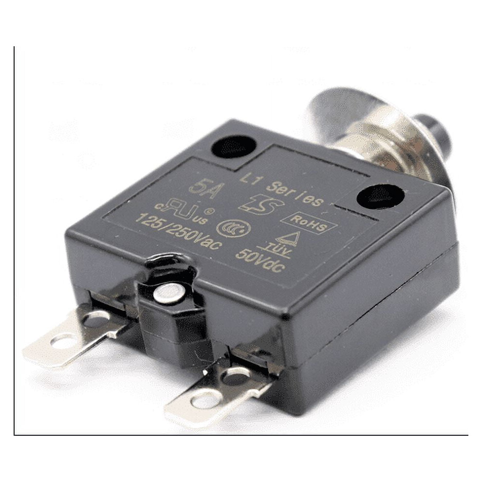 Dewin Circuit Breaker,Plastic And Metal Manual Reset Thermal Switch Circuit Breaker Over Current Overload Protector(15A) 9164030599666