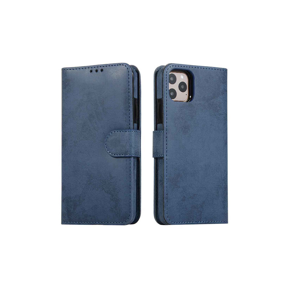 Smooth Leman Wallet Case - Compatible With Iphone 11 Dark Blue 9164030736535
