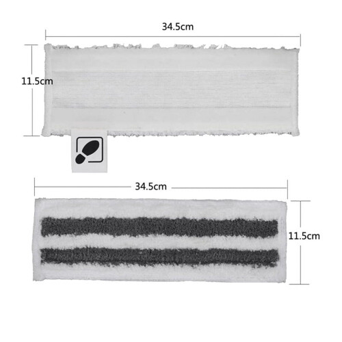 4er-Pack Mikrofaser-Schleiftücher für Easyfix SC2/SC3/SC4/SC5 Bodendüse 1