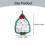 Σετ 2 πετσετών χειρός Winysin Christmas Coral Velvet με κορδόνι, εξαιρετικά απορροφητικές 3