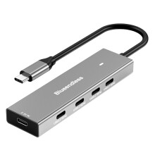 jixopn 5in1 USB C Hub 10Gbps Type C Docking Station for MacBook compatible with iPad compatible with iPhone 15(HC403C4)