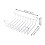 Grill Airfryer Bread Holder Bread Shelf Candy Cooling Rack Stainless Cooling Grid Rack 6