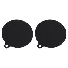2 Pcs Silicone Microwave Mat Round Placemats Baking Easy to Clean Kitchen Tools Silica Gel