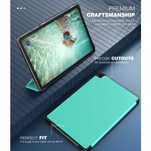 Θήκη συμβατή με Samsung Galaxy Tab A9+/A9Plus 11 ιντσών 2023, λεπτή και ελαφριά βάση με σκληρό πίσω 2