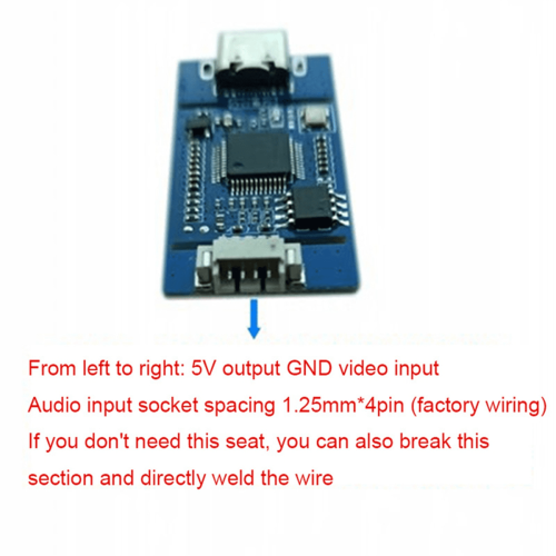 CVBS to USB Capture Analog Signal to Digital USB Camera Module CVBS to USB Module for Android Free Plug and Play Type C 2