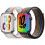 Compatible con Apple Watch. Correa SportLoop Pride blanca de 42/44/45 mm. 1
