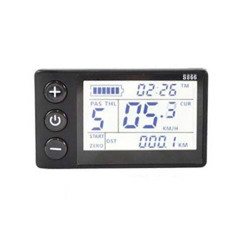 S866 Οθόνη LCD ηλεκτρικού ποδηλάτου, οθόνη ηλεκτρικού σκούτερ, πίνακας ελέγχου 1